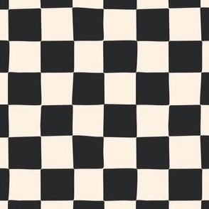 Classic Checkerboard Check in Black and White