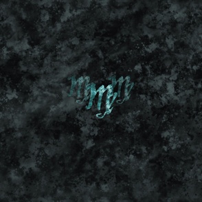 Metal Texture Virgo Symbol w/Battered Metal Background