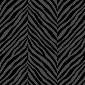 zebra herringbone_black and gray