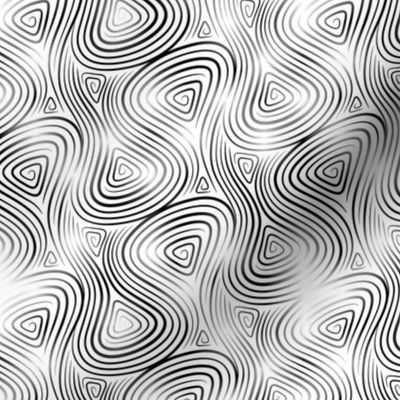 (S) Black & White Energy Waves