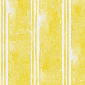 Freehand Watercolor Awning Stripes_yellow