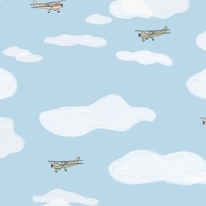Airplanes in the Clouds
