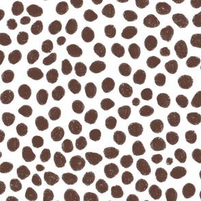 Horses Dot Textured Pattern | Brown