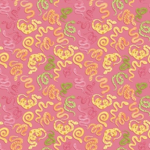 Colorful Desert Snakes | Pink
