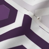 Large Mauve Purple Hexagons 