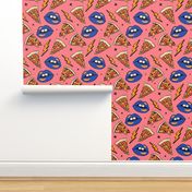 Yummy Pizza Seamless Pattern - color 3