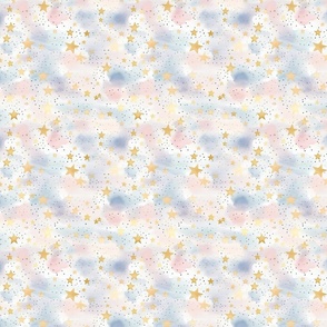 Pastel and Gold Stars 