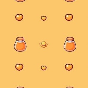 Cute Honey Pattern