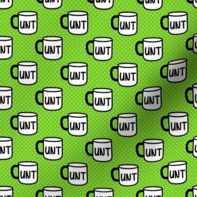 Small Scale C UNT Mugs in Green