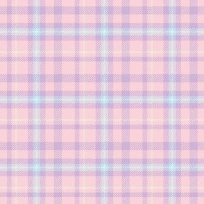 Plaid cute Baby Pink Blue Violet Lilac (s)