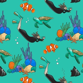 Aquatic Creatures Dive