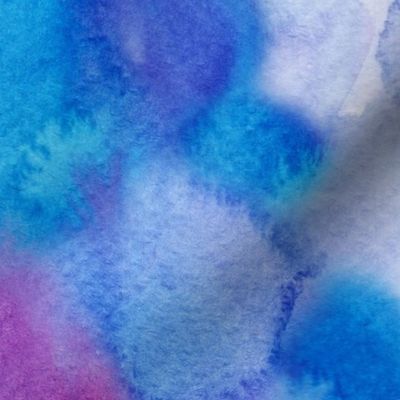 Watercolor plain texture blue and magenta tones, background, solid, marbled