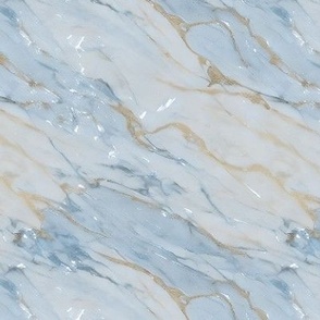 Blue White Marble Texture 