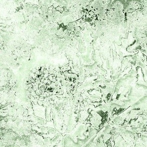 Cut Glass and Ferns Gel Print Textures in Shades of White and Sage Green