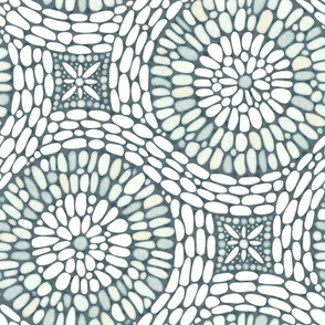 Pebble Mosaic (large), moss green