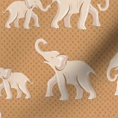elephant parade/golden beige/medium