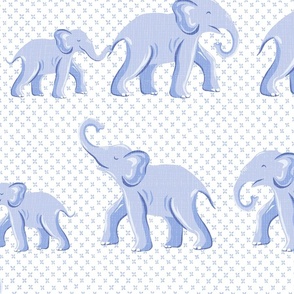 elephant parade/baby blue/large