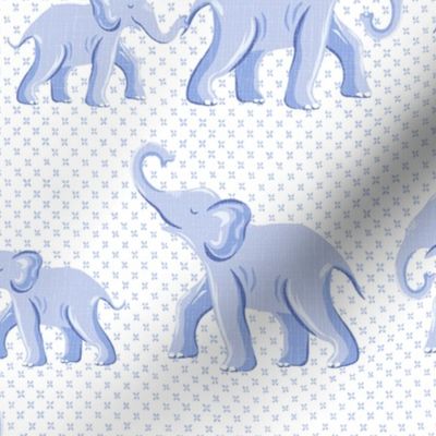 elephant parade/baby blue/medium