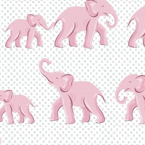 elephant parade/baby pink/large