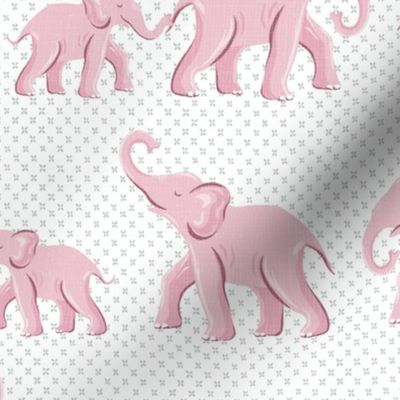 elephant parade/baby pink/medium