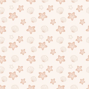 Cute Starfish in Cream