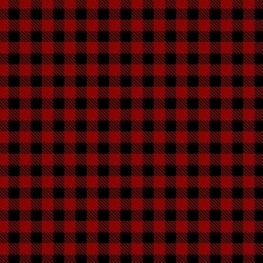 buffalo check red-MICRO