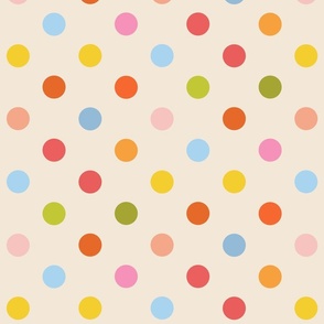 Extra Large Multicolor Polka Dots