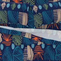 Caribbean Festive Mudcloth: Vibrant Tribal Textures