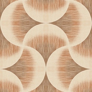 Groovy Warm Textured Art Deco