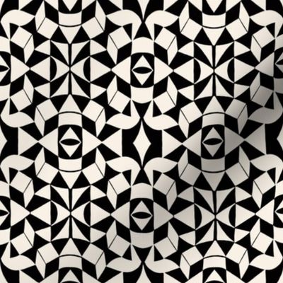 Taranormal Geometric - black and white