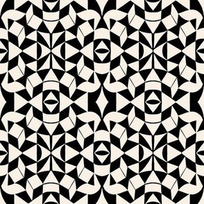 Taranormal Geometric - black and white