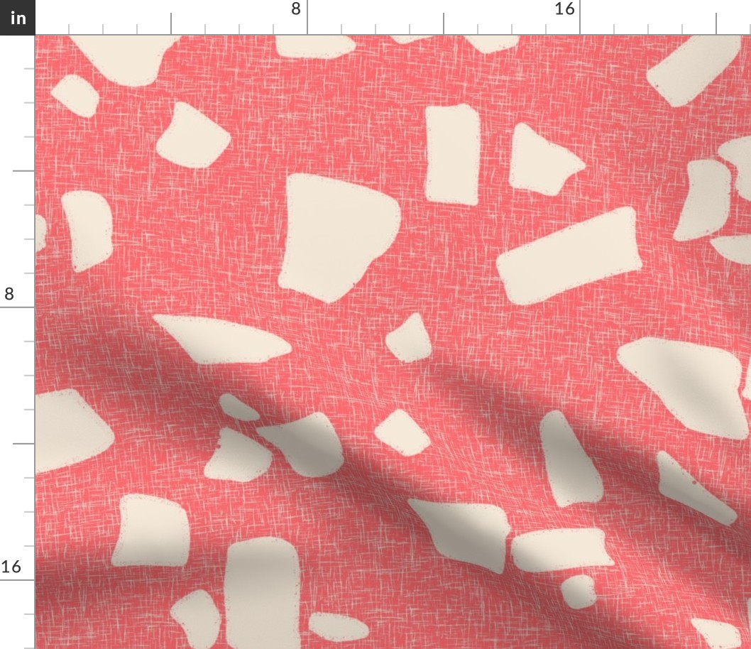 Medium Scattered Patches_Bold Pink_Pantone 2024 collection