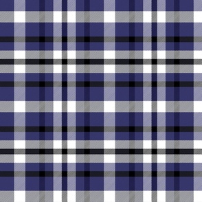 Modern Deep Purple Plaid