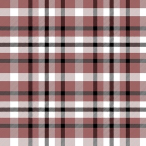 Modern Terracotta Tartan