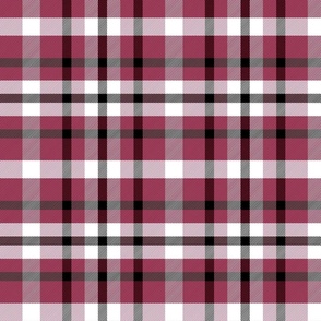 Traditional Dark Rose Tartan