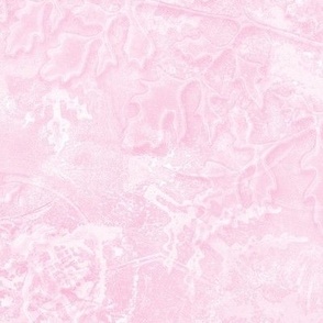 Cut Glass and Ferns Gel Print Textures in Shades of Light Bubblegum Pink