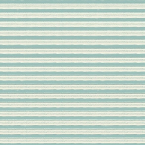 Summer Vacation - small hand drawn blue serenity beige horizontal stripes  and dots - small projects and diys - retro coastal decor