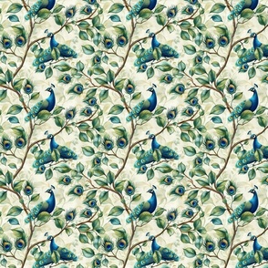 Peacock Feather Design Pattern Home Decor 