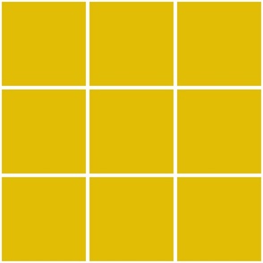 grid lines_6 inch square tiles_dijon yellow and white