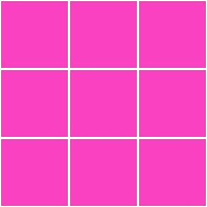 grid lines_6 inch square tiles_hot pink and white