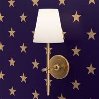 Gold Stars - on Violet