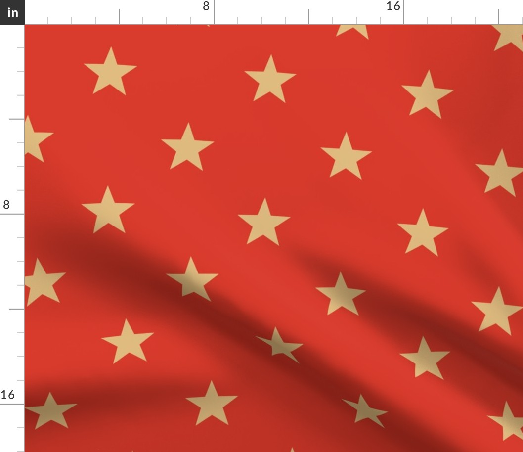 Gold Stars - on Robust Red