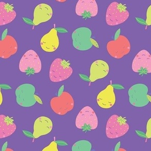 kids cute fruit purple