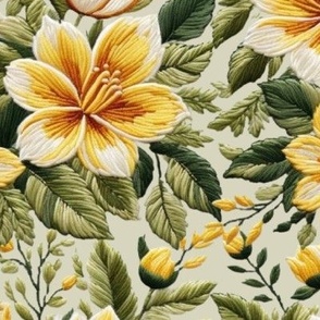 Floral Embroidery 