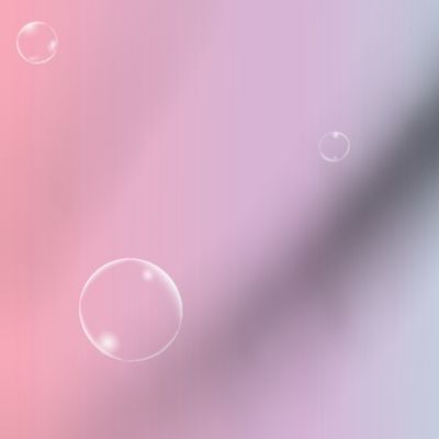 Rainbow bubbles party: gradient mixed colors: Soft Pink, Lavender, Sky Blue, Mint Green, Peach - sparkling