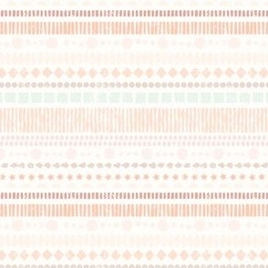 S Boho Rainbow Party Stripe Horizontal Muted Birthday Wall Party Challenge