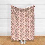 Sweet Strawberry Swirl Ice Cream Cone Pattern