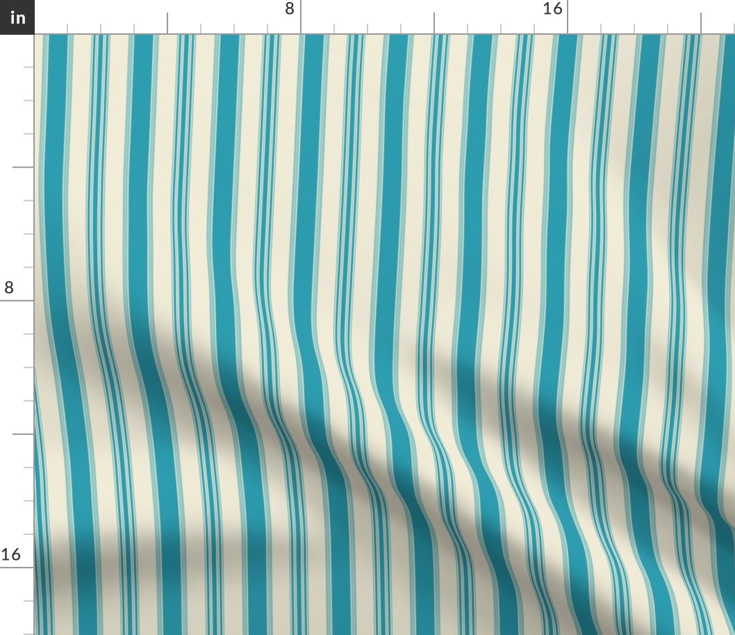 Small 9'' Sea Stripes Blue