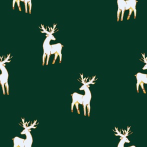 Christmas Reindeers green