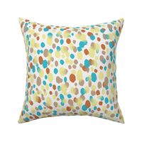 (M) colorful watercolor dots aqua lime